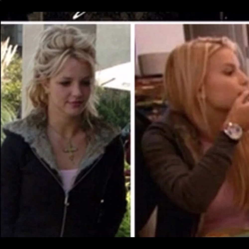 Juicy couture jacket real fur seen Britney Spears